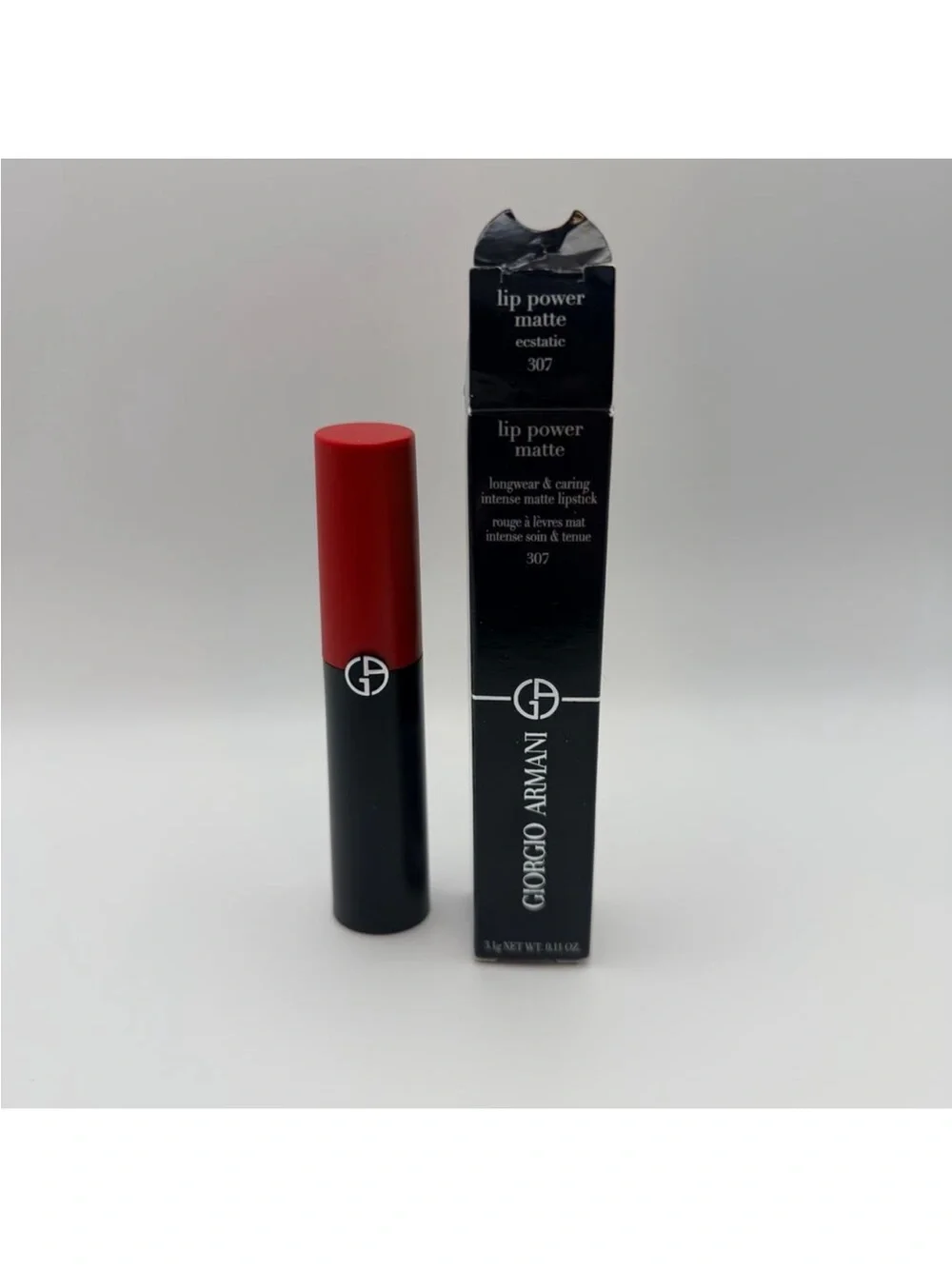 Brand new Giorgio Armani Lip Power Matte lipstick in shade 307